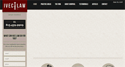Desktop Screenshot of iveclaw.com