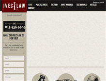 Tablet Screenshot of iveclaw.com